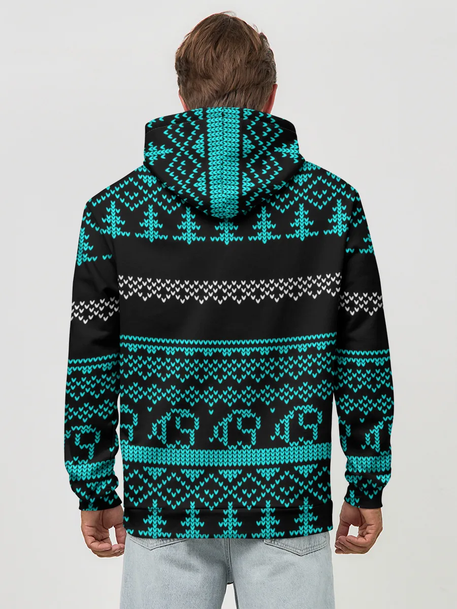 Худи мужской база хлопок / AMONG US - Crewmate НОВЫЙ ГОД