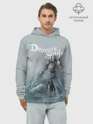 Худи мужской база хлопок / Demons souls