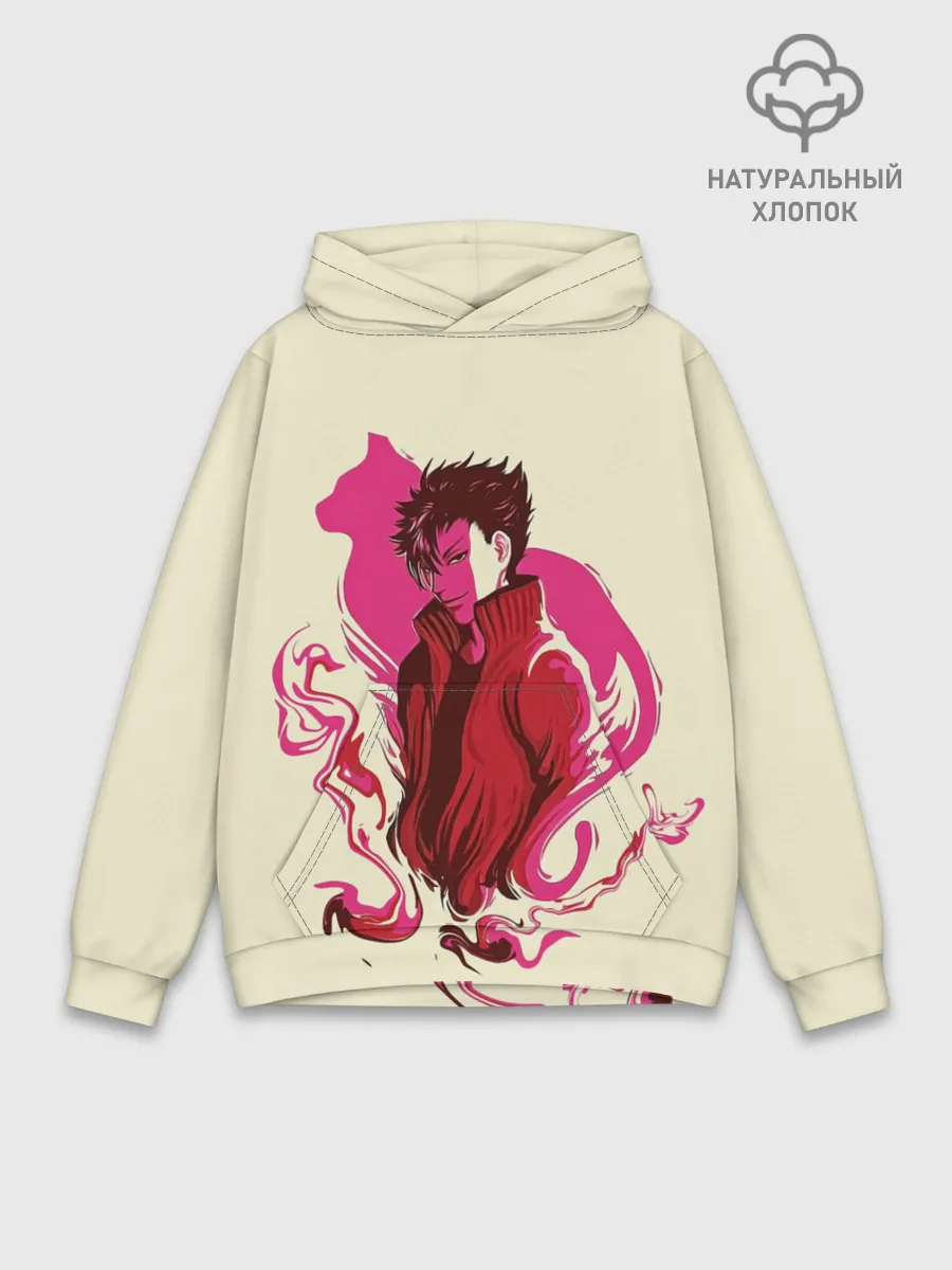 Худи мужской база хлопок / Haikyuu Nekoma