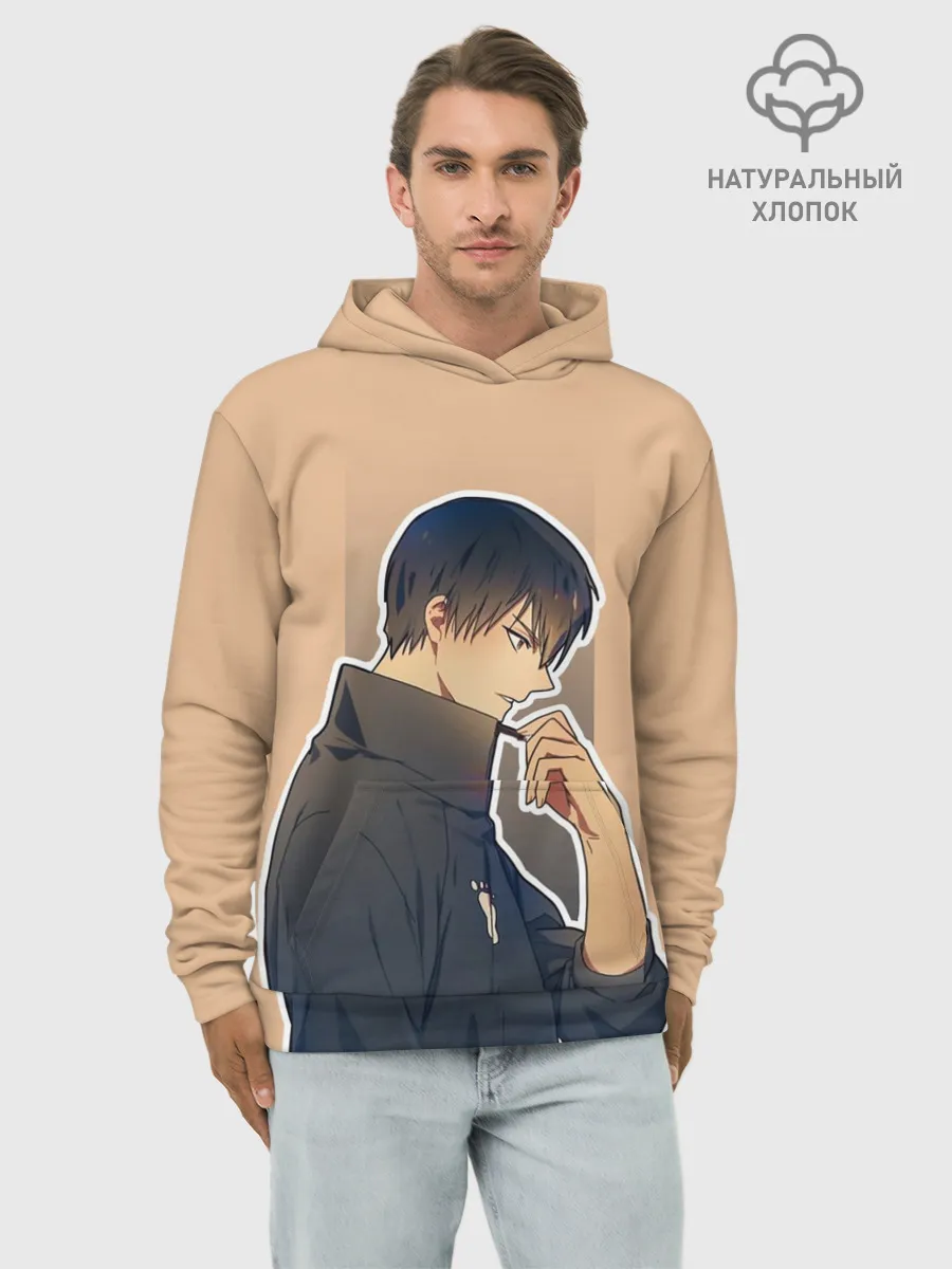 Худи мужской база хлопок / Тобио