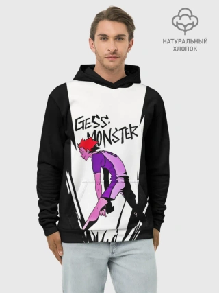 Худи мужской база хлопок / Gess monster