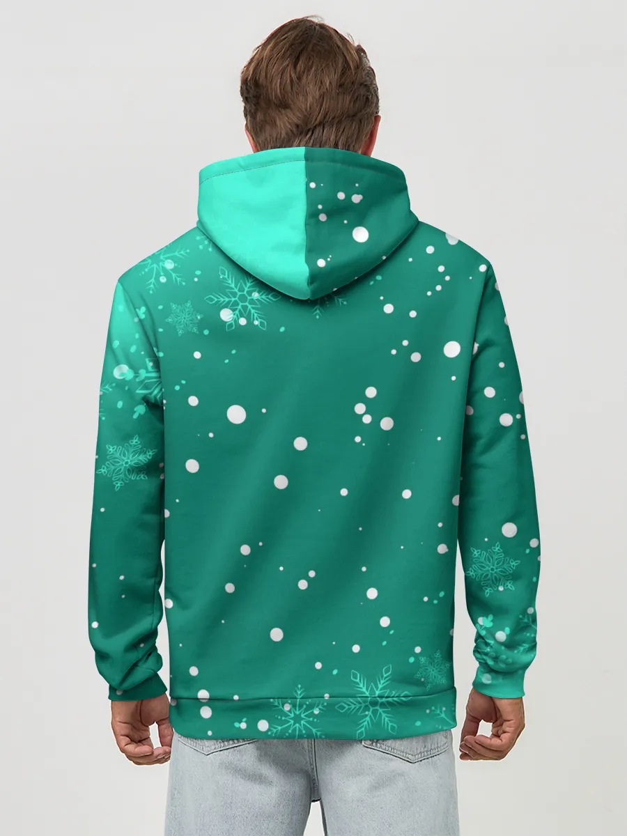 Худи мужской база хлопок / AMONG US - СНЕЖНЫЙ