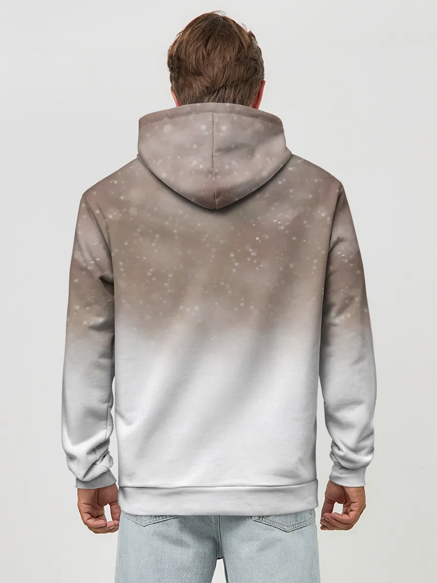 Худи мужской база хлопок / Лиса