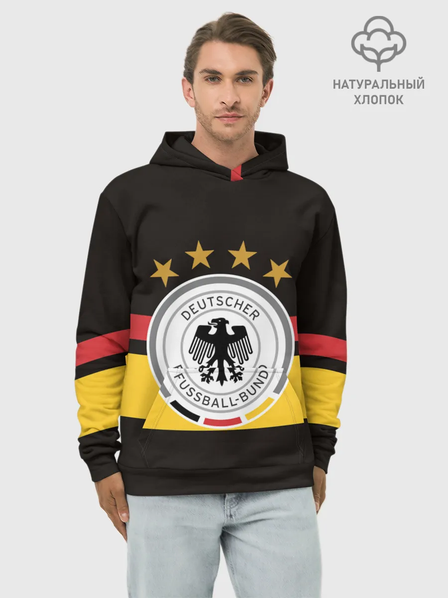 Худи мужской база хлопок / СБОРНАЯ ГЕРМАНИИ