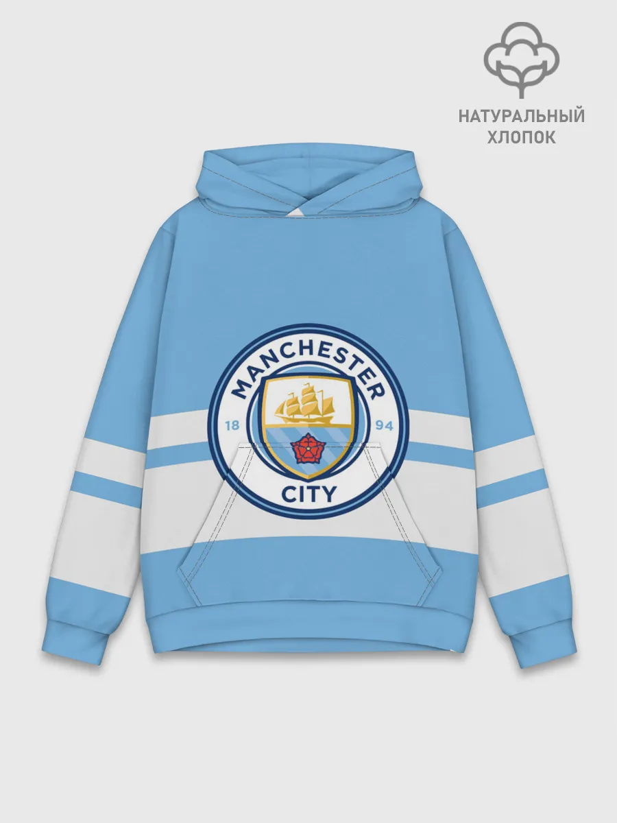 Худи мужской база хлопок / MANCHESTER CITY