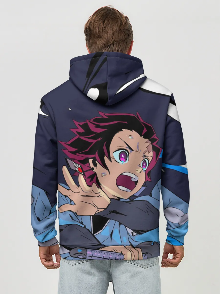 Худи мужской база хлопок / Клинок Рассекающий Демонов