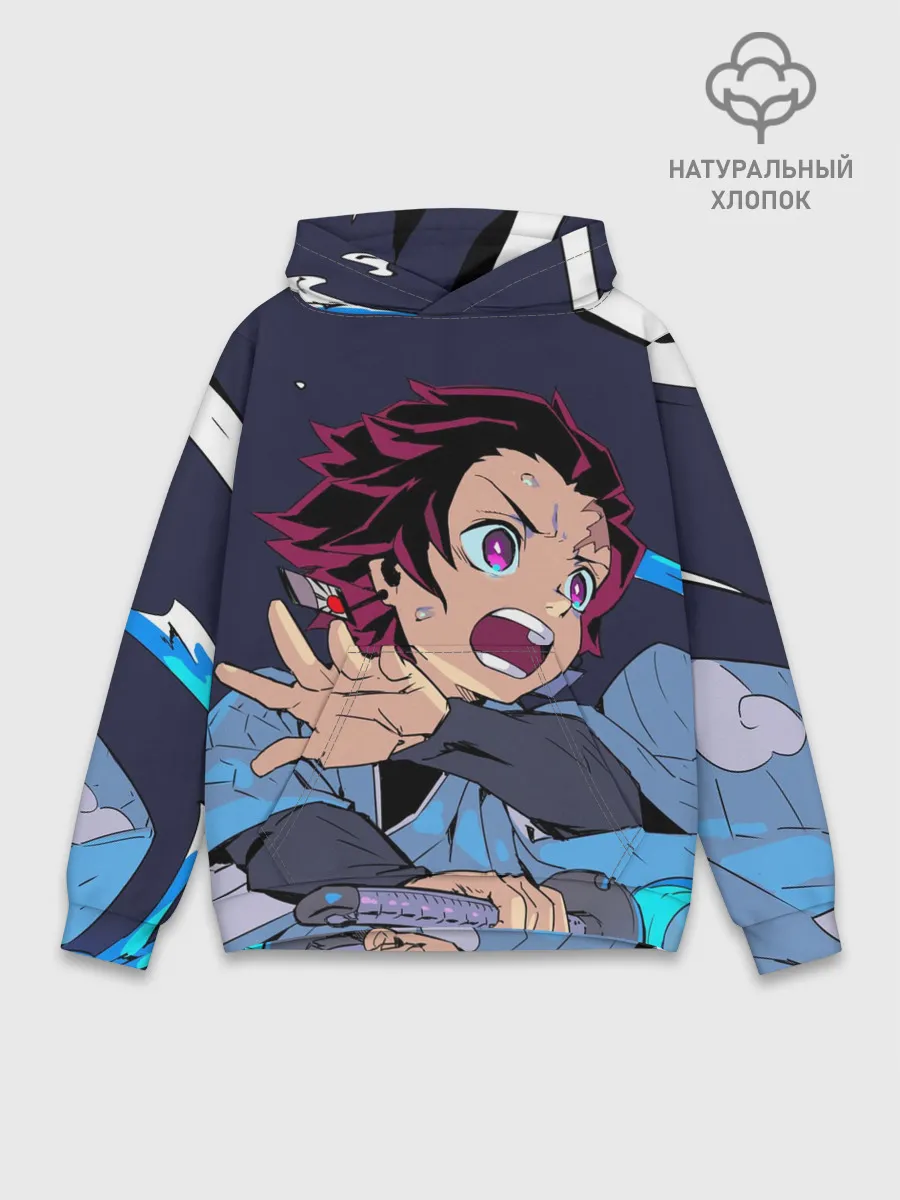 Худи мужской база хлопок / Клинок Рассекающий Демонов