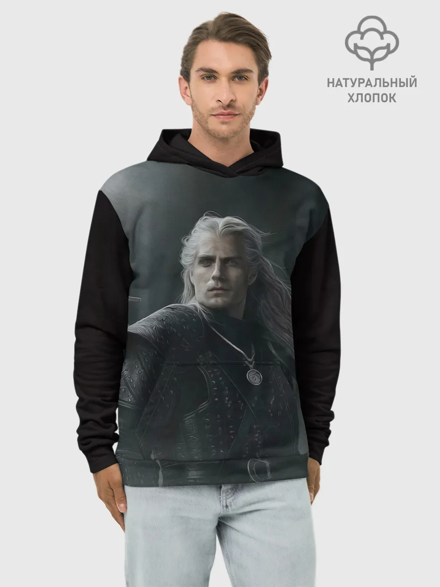 Худи мужской база хлопок / Ведьмак 2