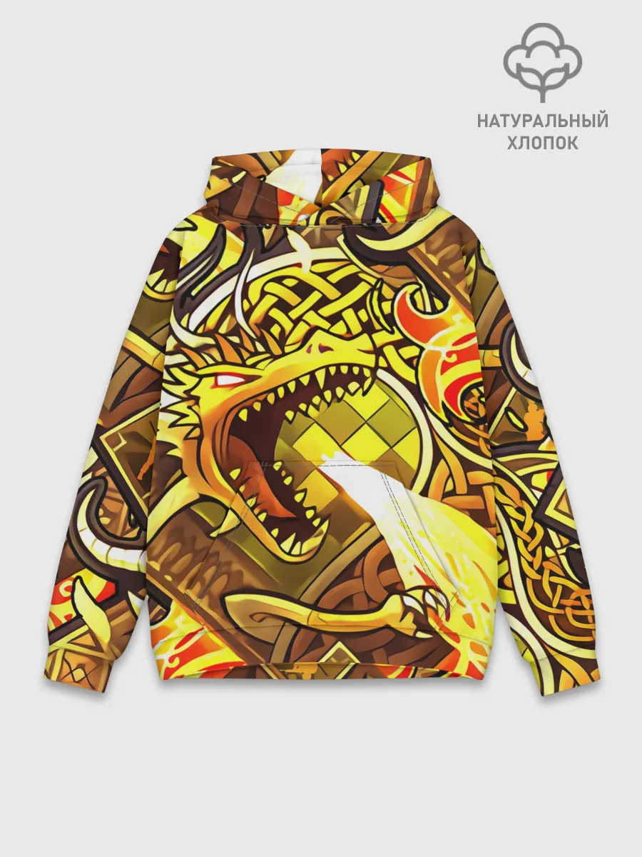 Худи мужской база хлопок / CS GO - DRAGON LORE | ИСТОРИЯ О ДРАКОНЕ