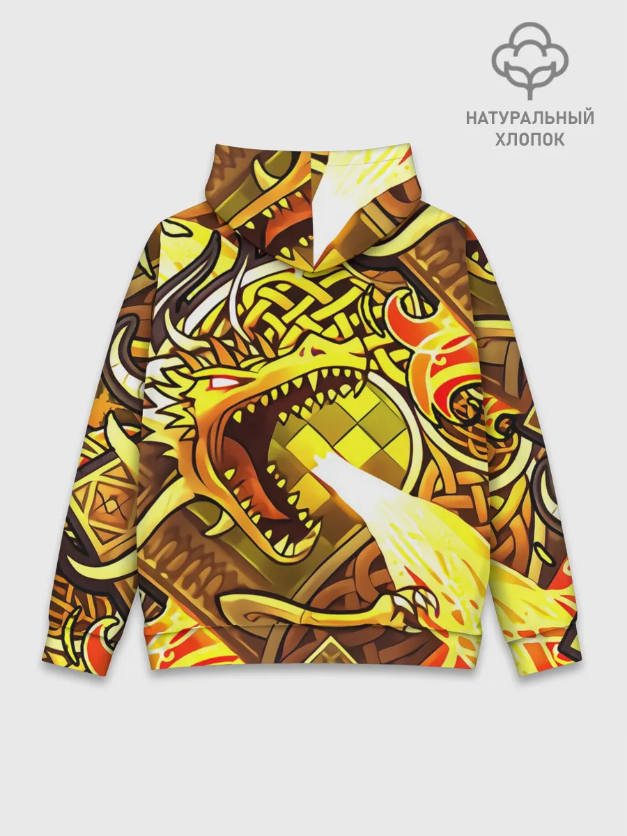 Худи мужской база хлопок / CS GO - DRAGON LORE | ИСТОРИЯ О ДРАКОНЕ