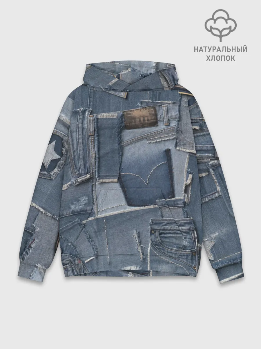 Худи мужской база хлопок / Jeans life