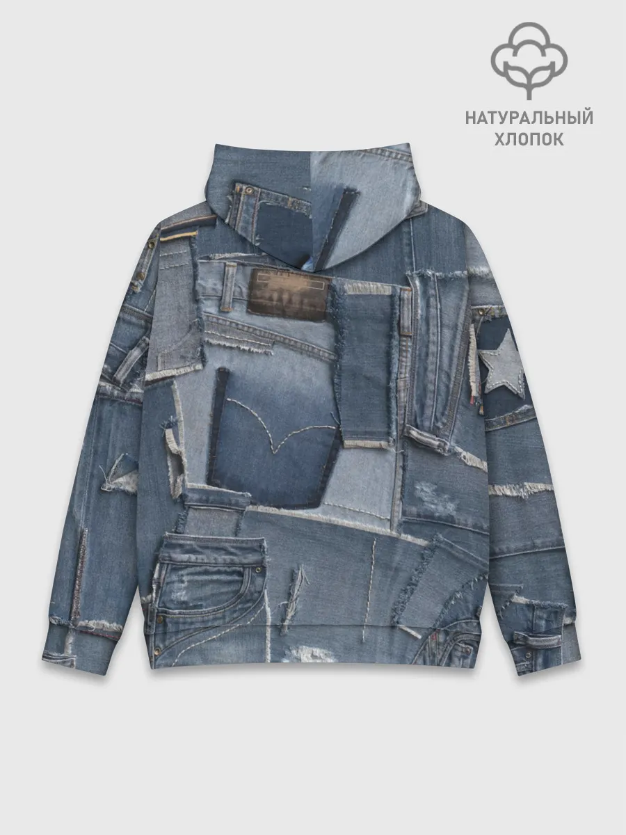 Худи мужской база хлопок / Jeans life