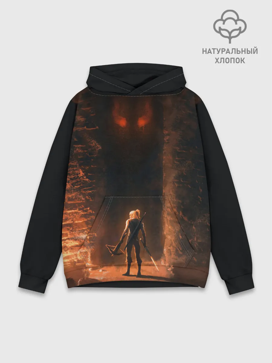 Худи мужской база хлопок / Ведьмак