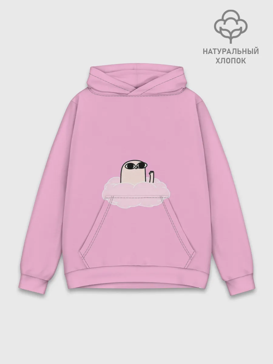 Худи мужской база хлопок / мем