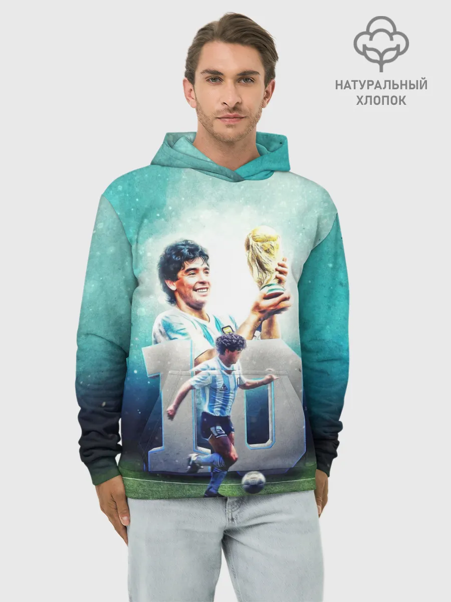 Худи мужской база хлопок / 10 number