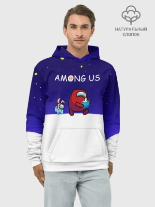 Худи мужской база хлопок / Among us наша версия