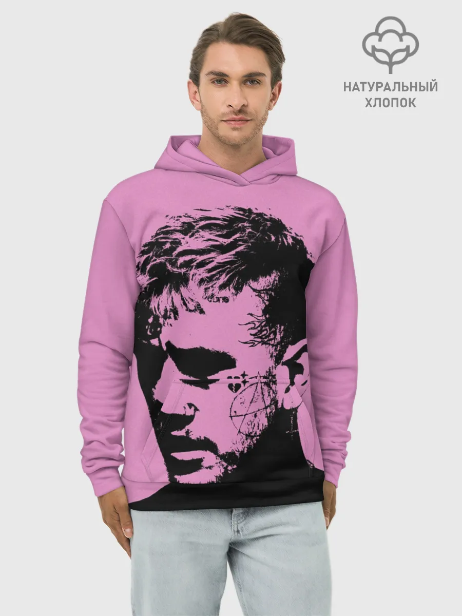 Худи мужской база хлопок / Lil peep