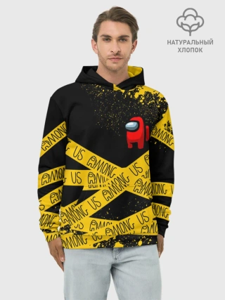 Худи мужской база хлопок / AMONG US / Амонг Ас