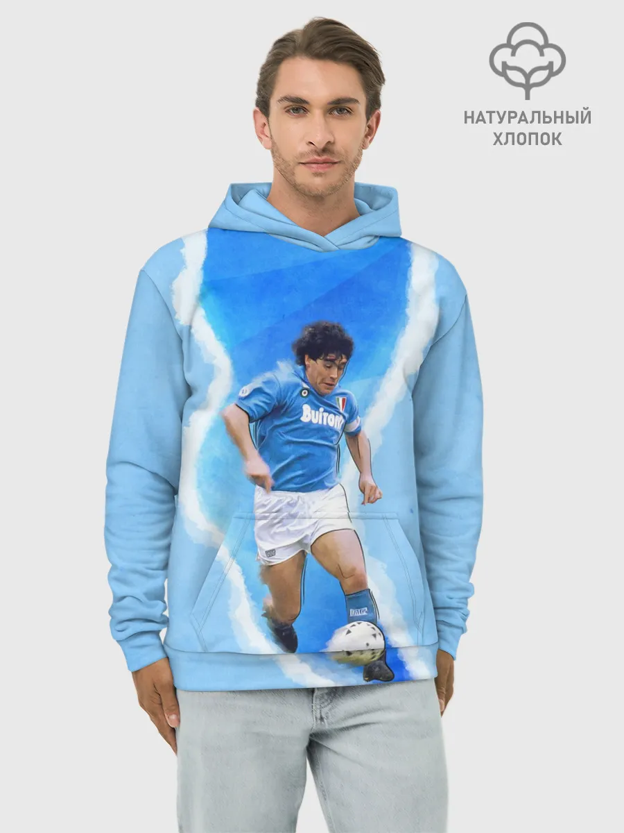 Худи мужской база хлопок / Диего Армандо