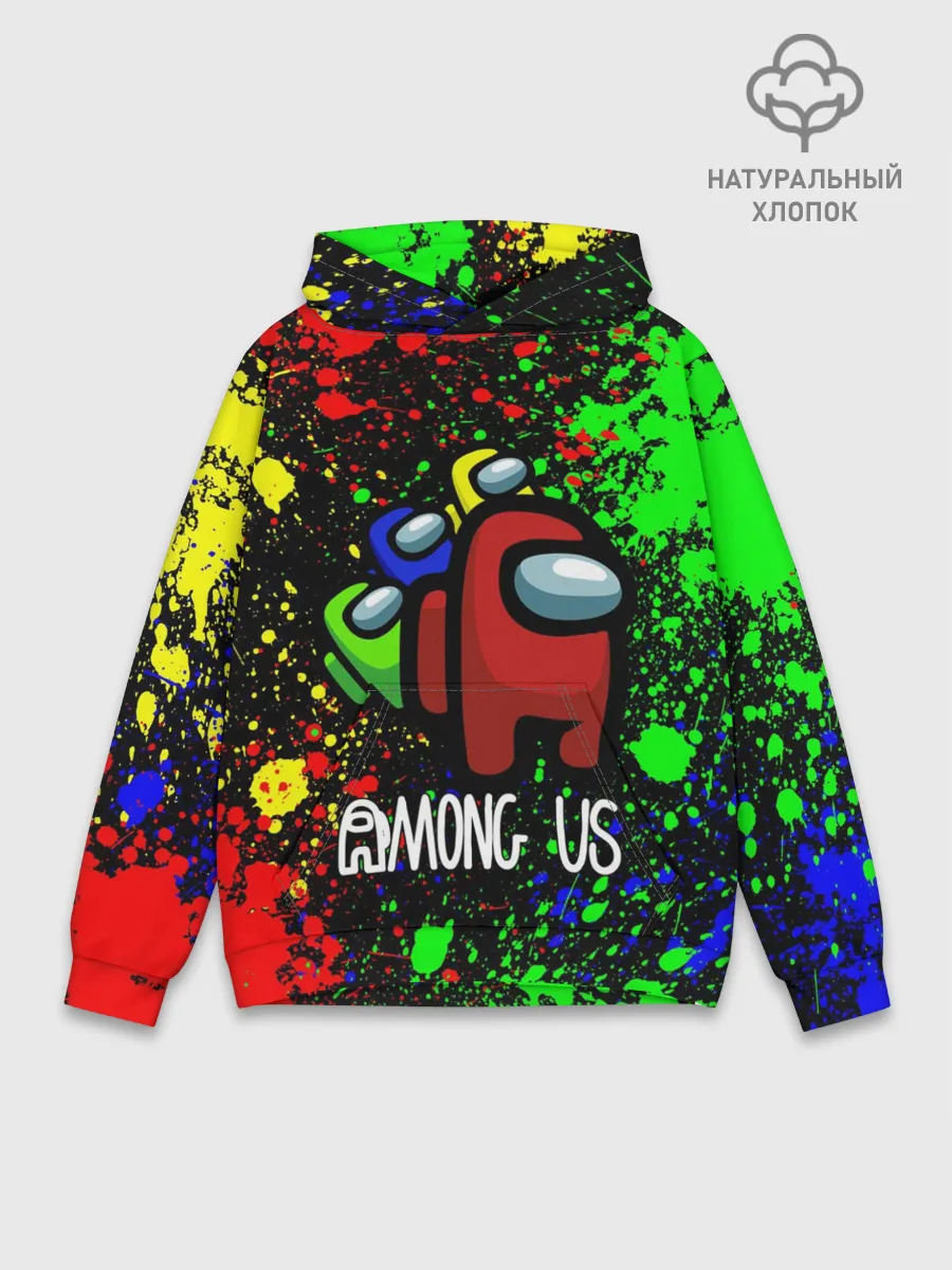 Худи мужской база хлопок / AMONG US