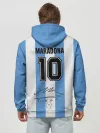 Худи мужской база хлопок / Джерси Марадоны с автографом