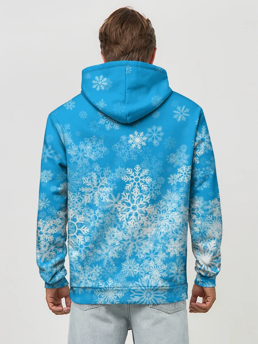 Худи мужской база хлопок / AMONG US СНЕГОВИК