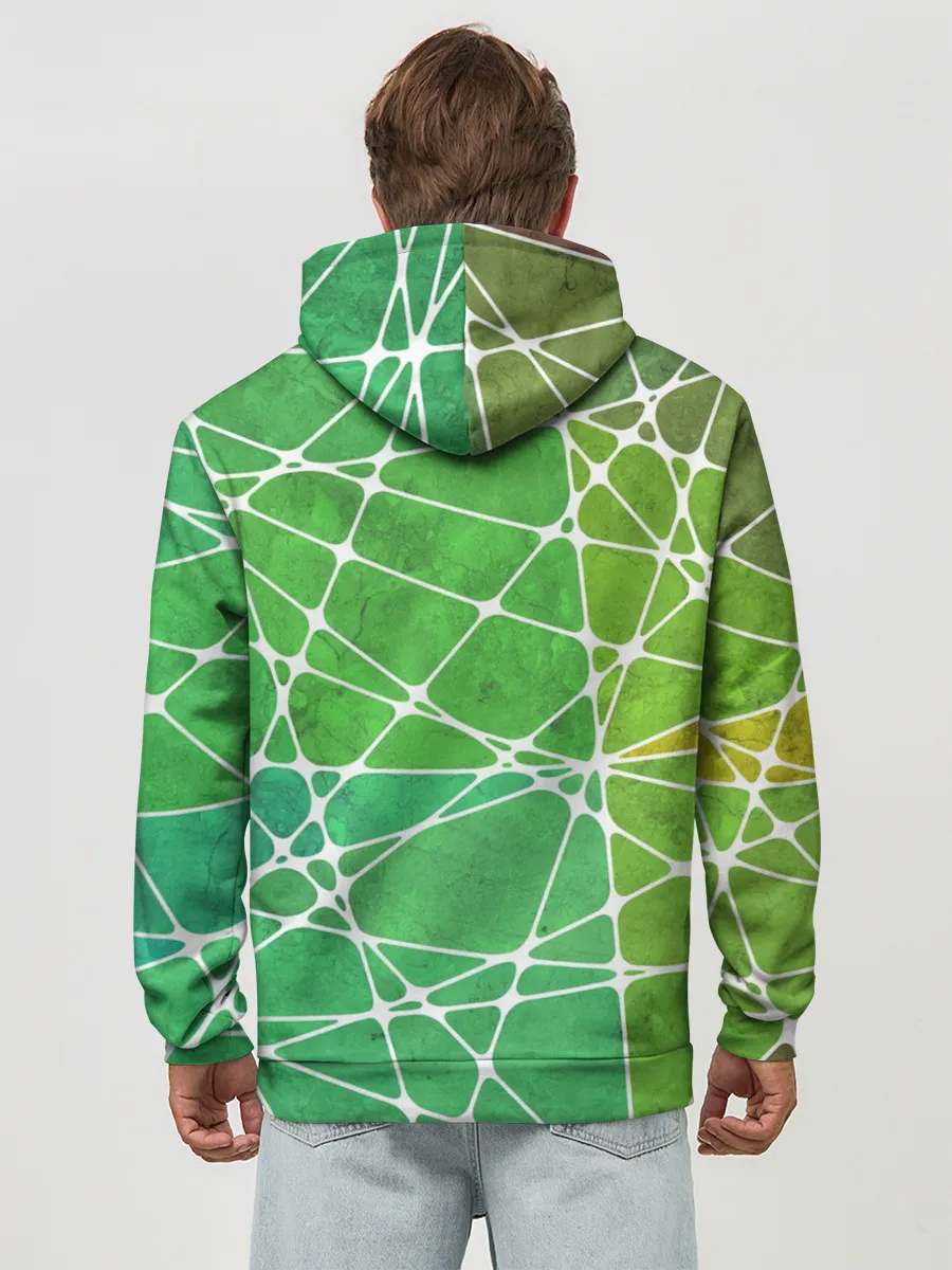 Худи мужской база хлопок / Абстракция камень