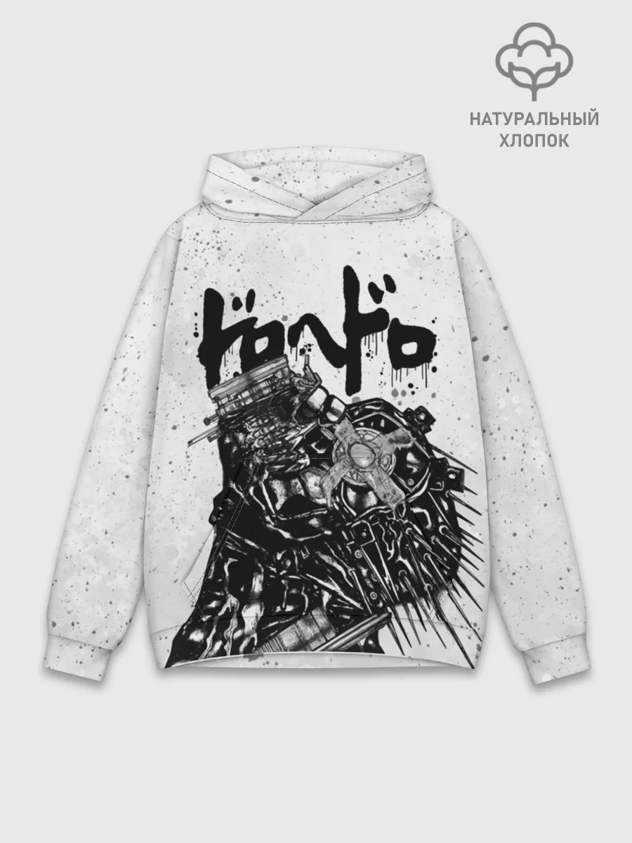 Худи мужской база хлопок / Профиль Каймана