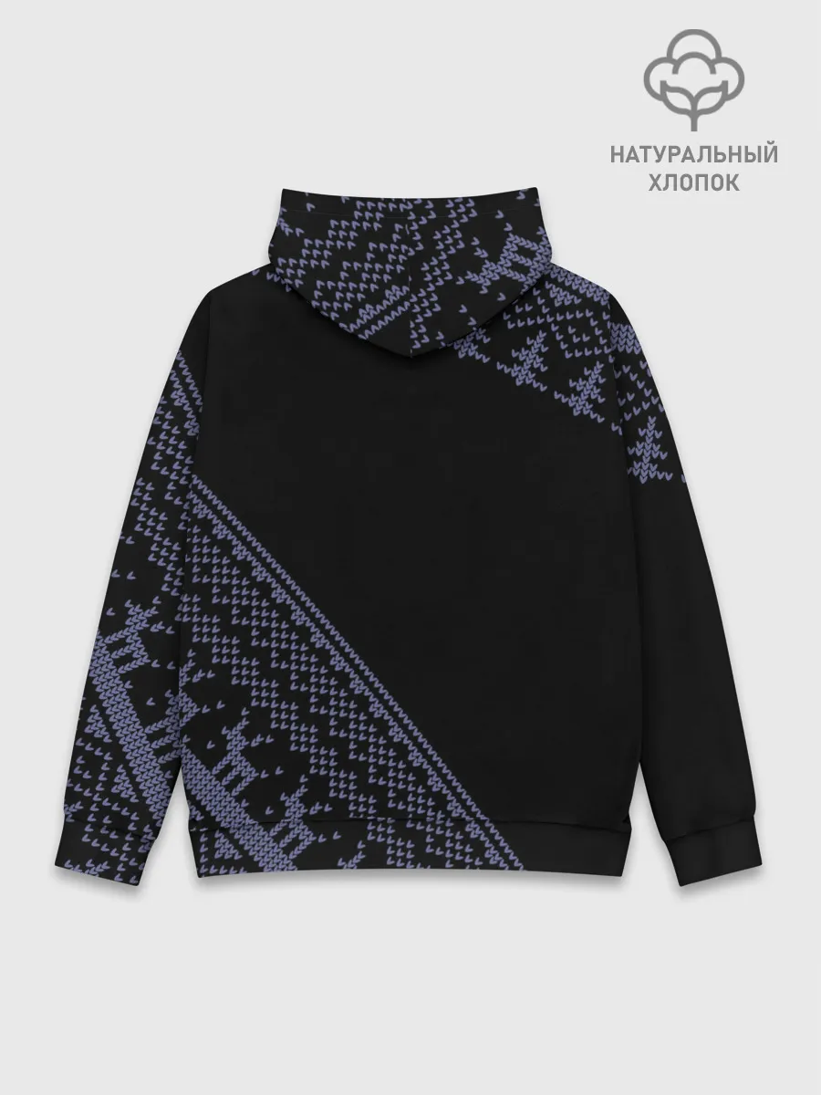 Худи мужской база хлопок / CYBERPUNK 2077 - Новый Год