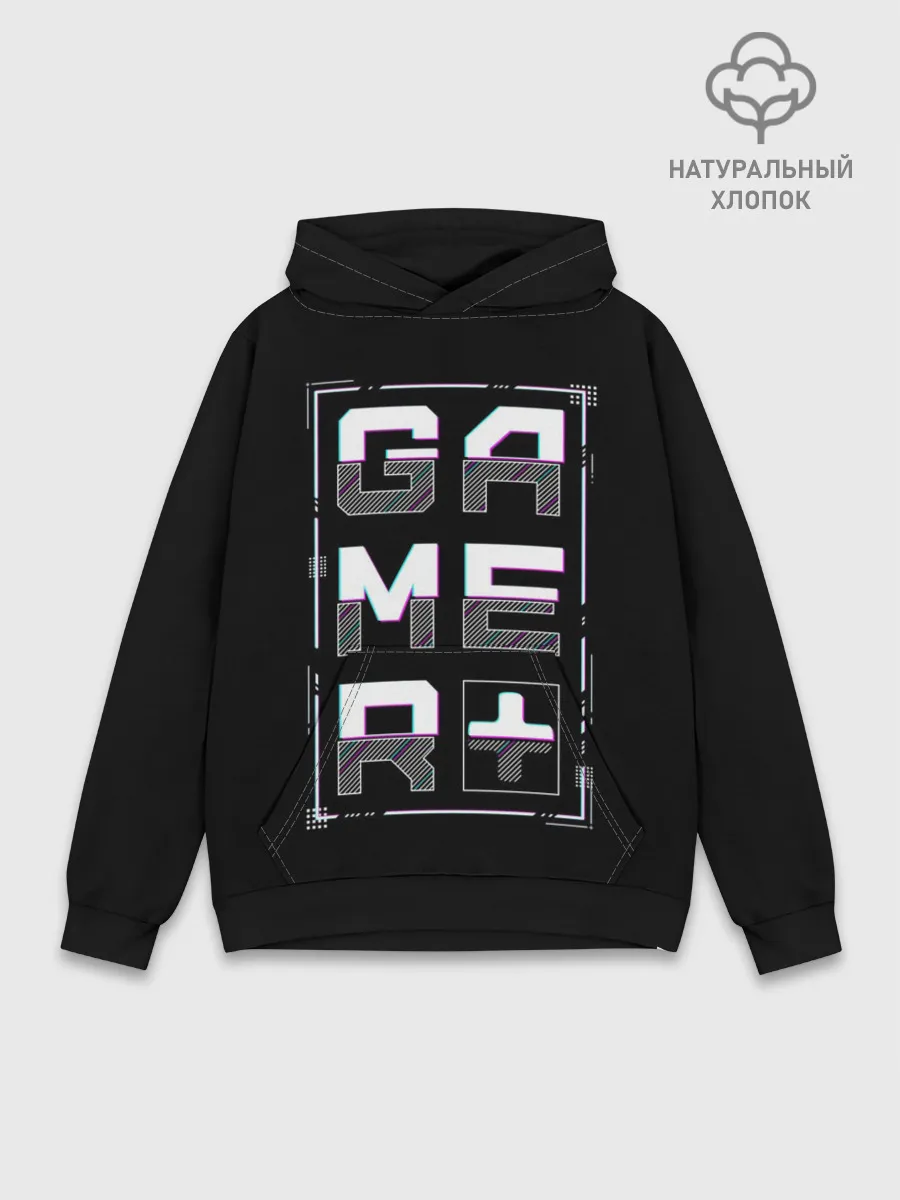 Худи мужской база хлопок / Gamer