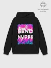 Худи мужской база хлопок / Send Nudes