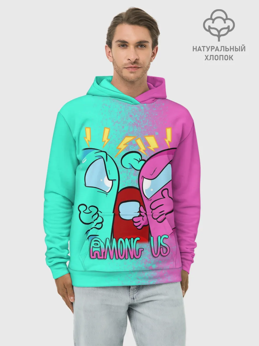 Худи мужской база хлопок / AMONG US
