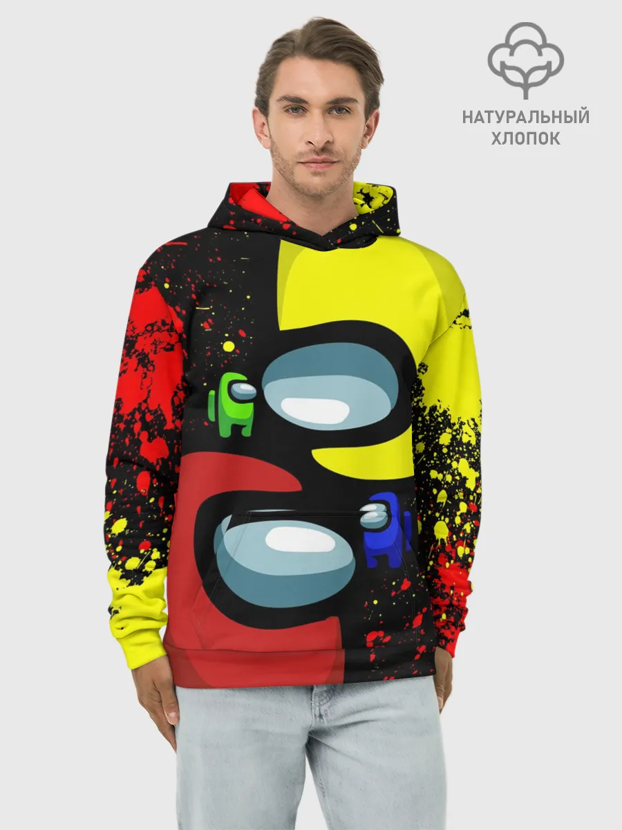 Худи мужской база хлопок / AMONG US