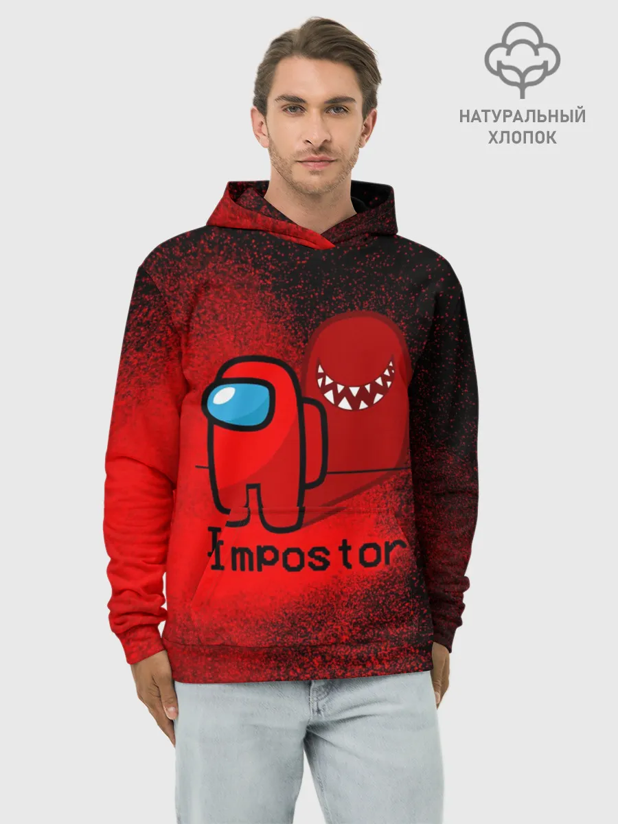 Худи мужской база хлопок / AMONG US