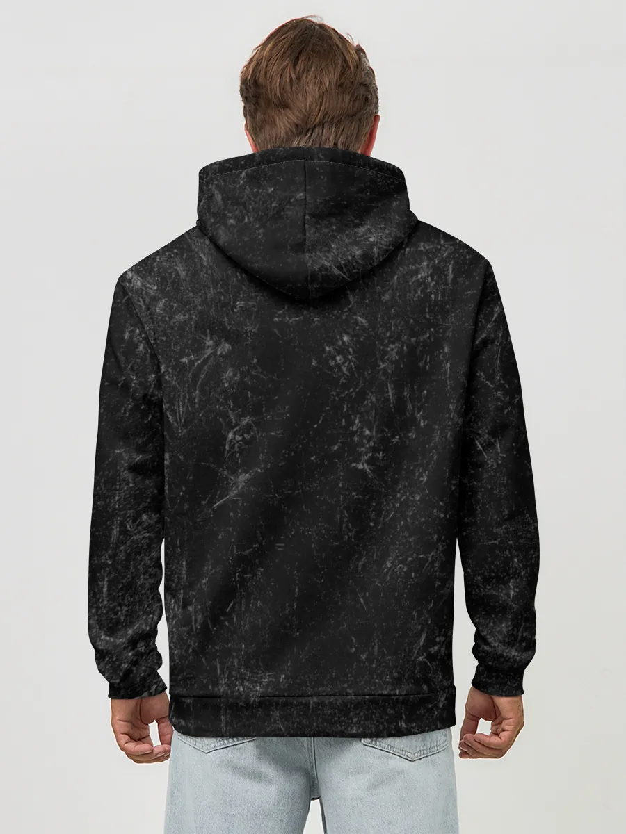 Худи мужской база хлопок / Ворон Одина