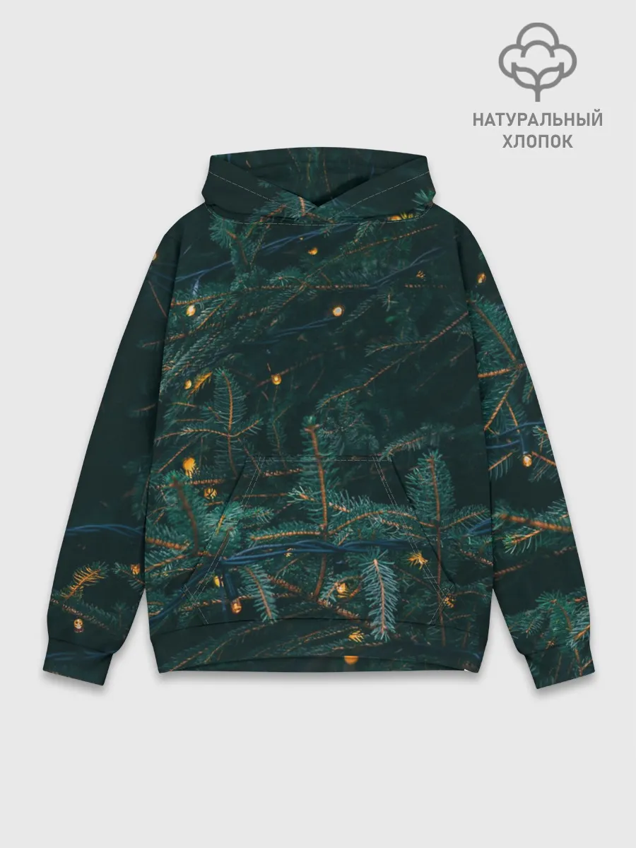 Худи мужской база хлопок / Елка