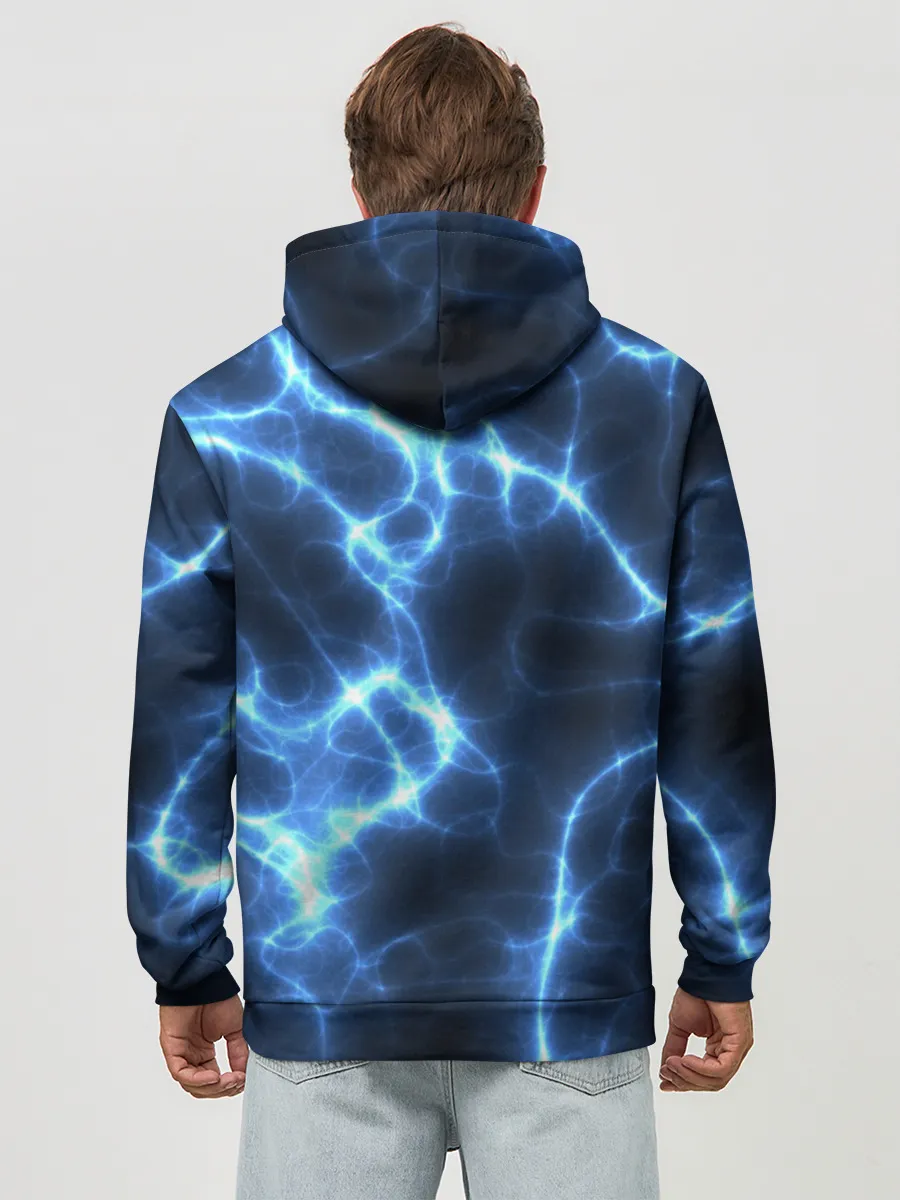 Худи мужской база хлопок / Электро