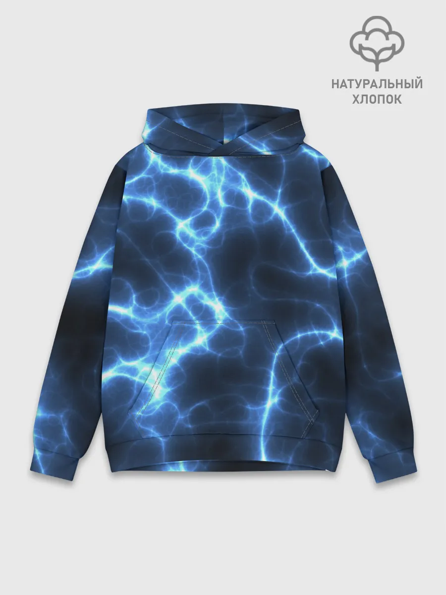 Худи мужской база хлопок / Электро