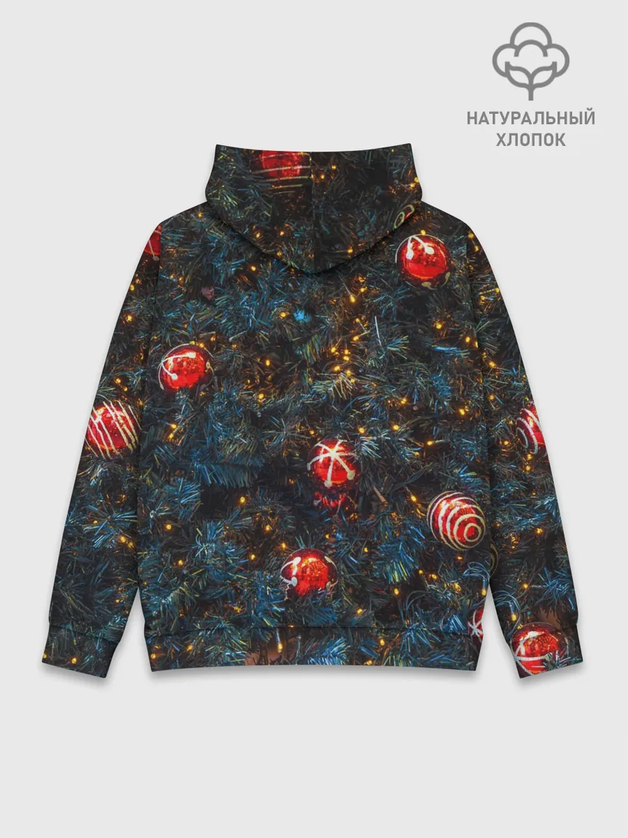 Худи мужской база хлопок / Новый Год