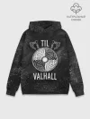 Худи мужской база хлопок / Till Valhall