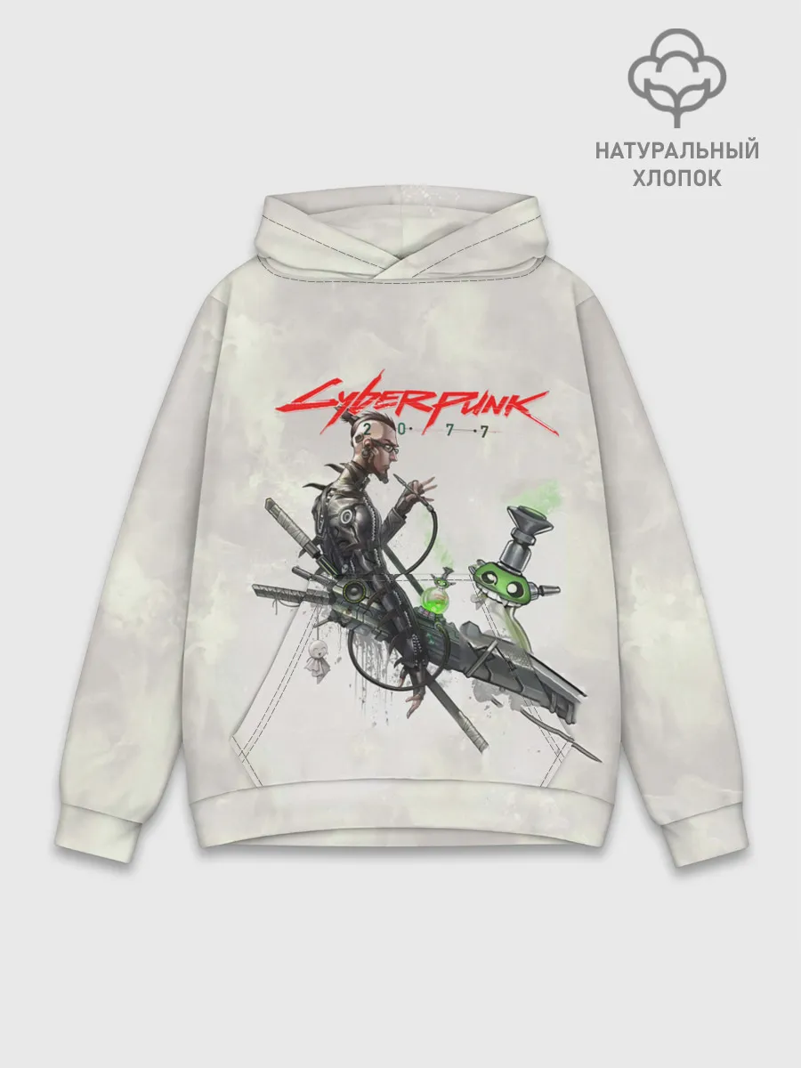 Худи мужской база хлопок / CYBERPUNK 2077