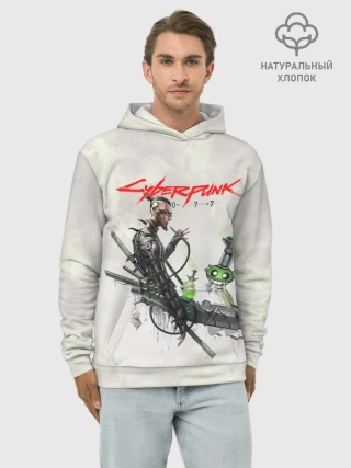 Худи мужской база хлопок / CYBERPUNK 2077