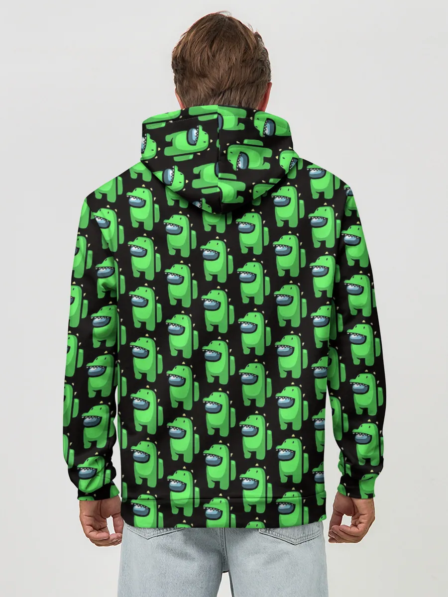 Худи мужской база хлопок / Among Us Crocodile