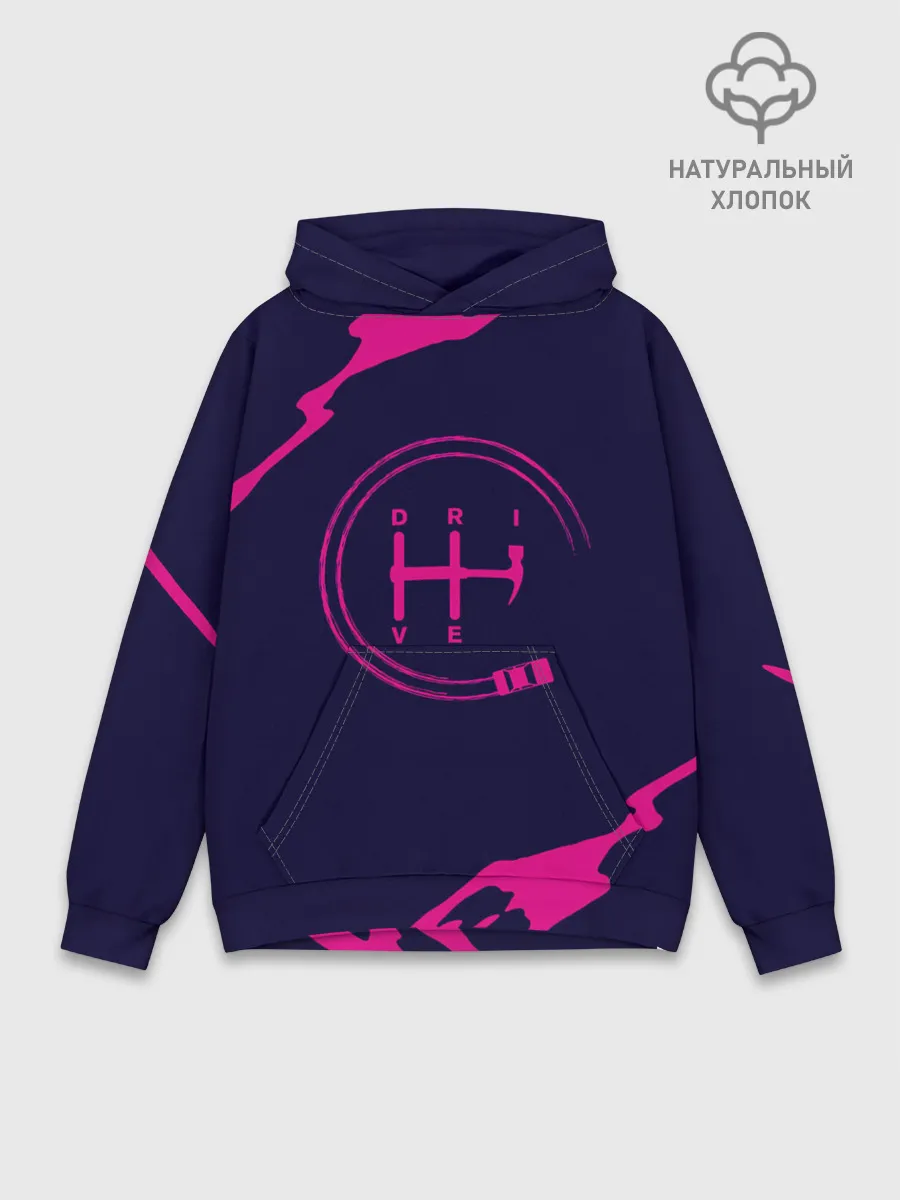 Худи мужской база хлопок / Drive