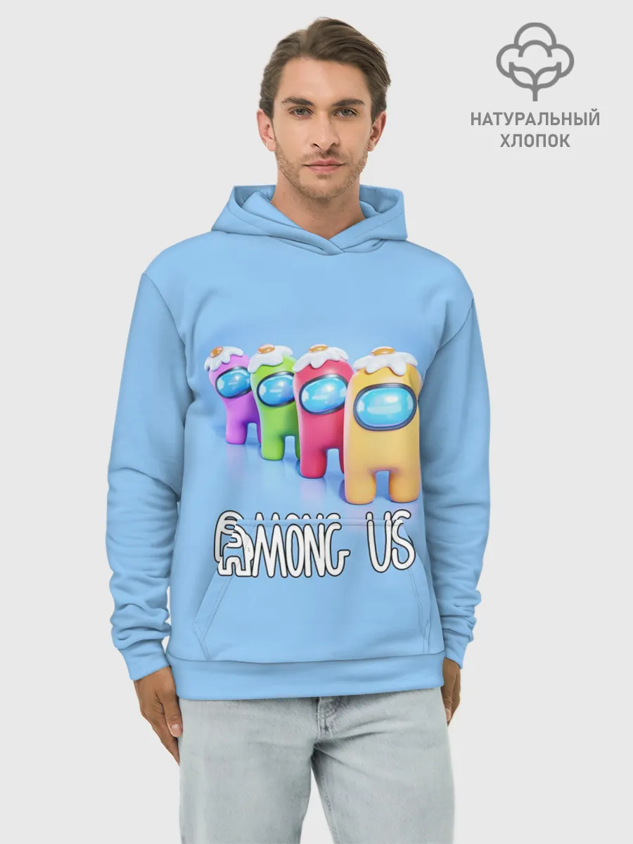 Худи мужской база хлопок / AMONG US