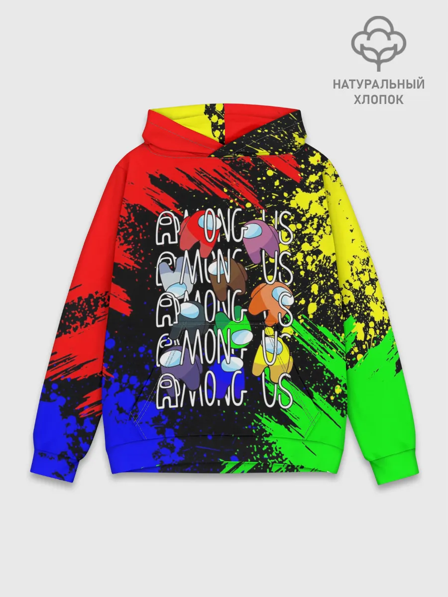 Худи мужской база хлопок / AMONG US