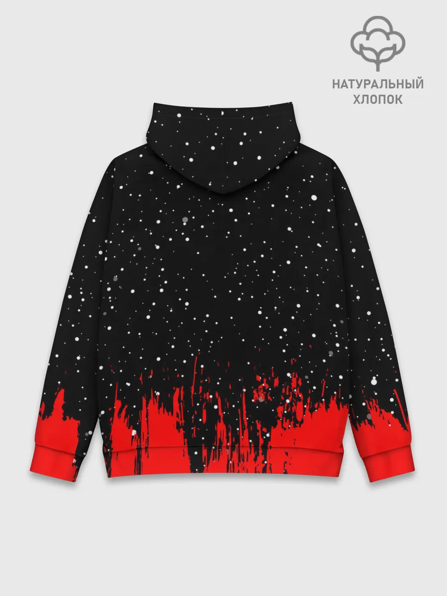 Худи мужской база хлопок / AMONG US - НЕ ВЕРЬ НИКОМУ