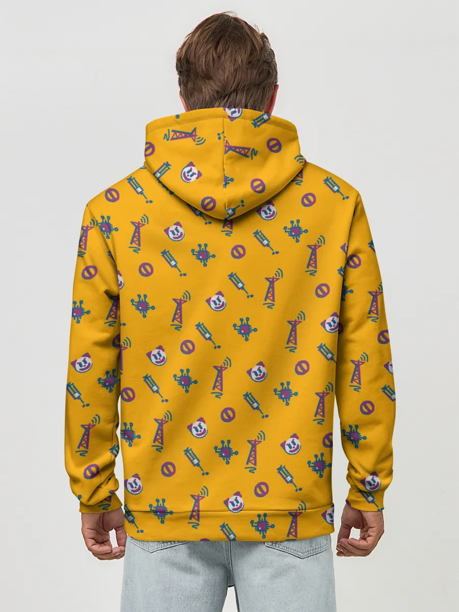 Худи мужской база хлопок / Бесплатный цирк