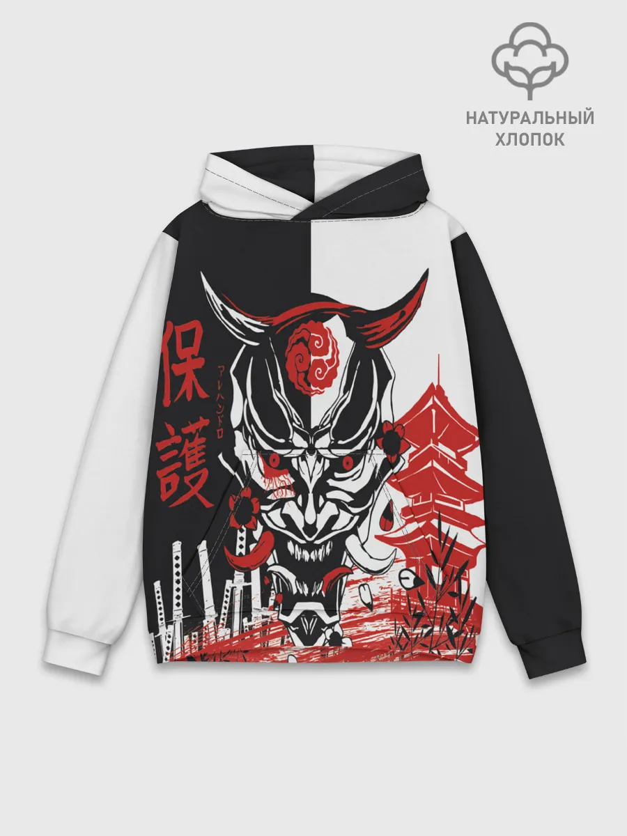 Худи мужской база хлопок / Самурай Samurai