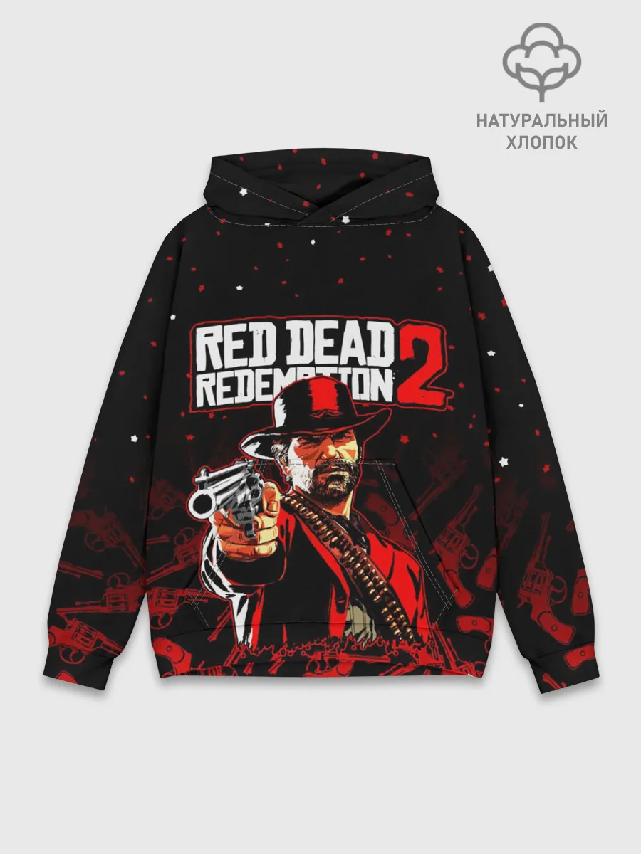 Худи мужской база хлопок / RED DEAD REDEMPTION 2